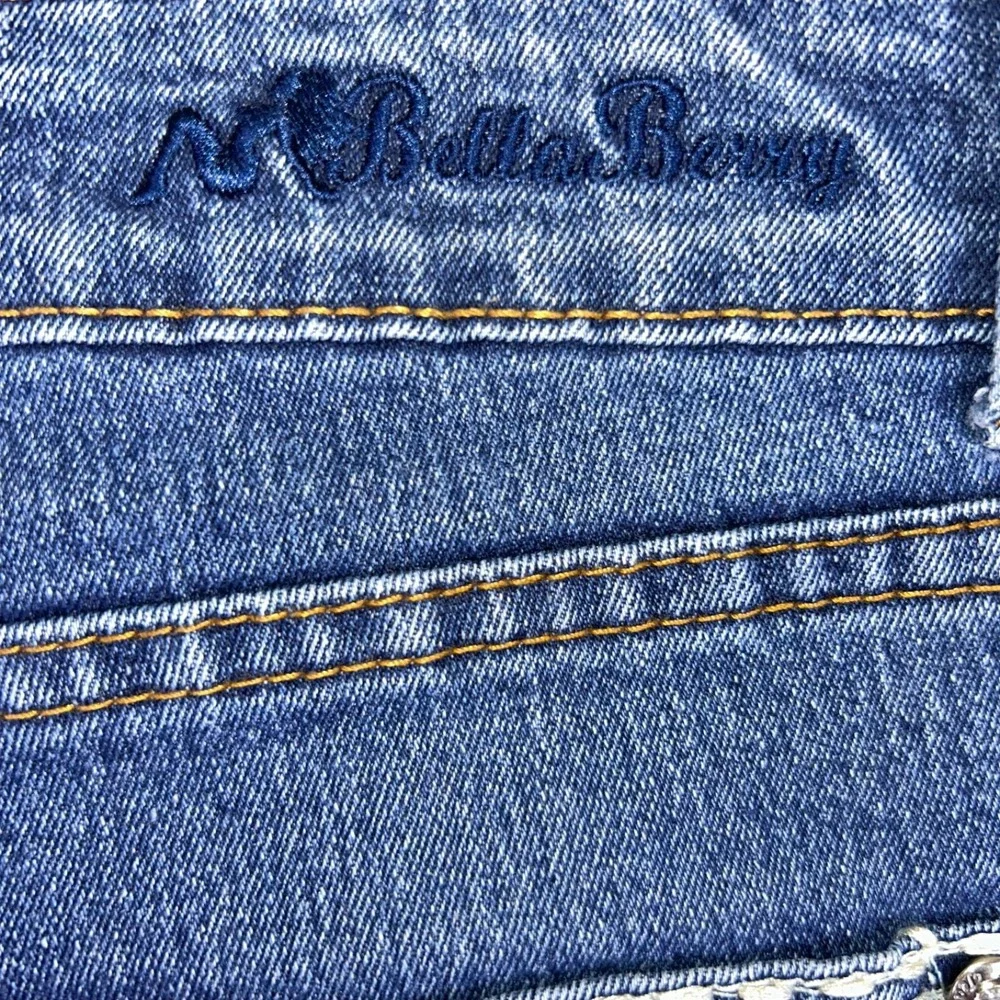Bella Berry Jeans Womens 13 Skinny Low Rise Embroidered Denim Blue Jeans - Picture 7 of 11